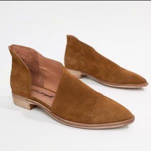 Brown Cut Out Free People Shoes